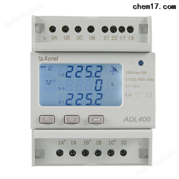 安科瑞ADF400L多用户三相电能表 互感器接入