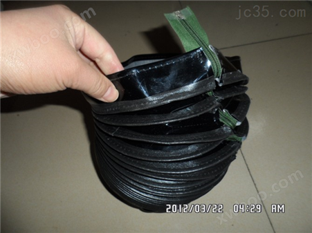 济南*机床防护罩-专业生产机床用缝制式圆形防护罩