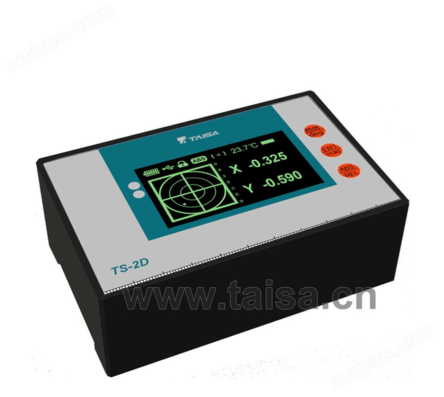 泰萨TS-2D二维,数显,电子水平仪,水平仪,倾角仪,倾斜仪(无线蓝牙/USB/低温) 水平测量仪