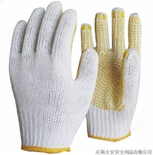 Global Glove普通纱线针织PVC点胶手套GSP-07P600供应防护手套