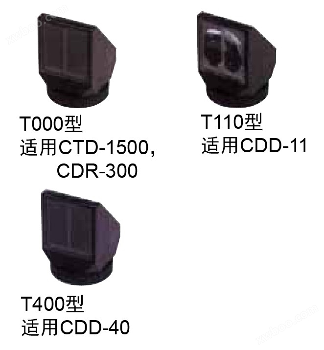type T000 for CTD-1500,CDR-300 type T110 for CDD-11 type T400 for CDD-40
